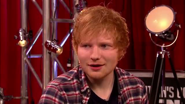 Watch Stephen has a chinwag with superstar Ed Sheeran - Britain's Got Talent 2014 Video