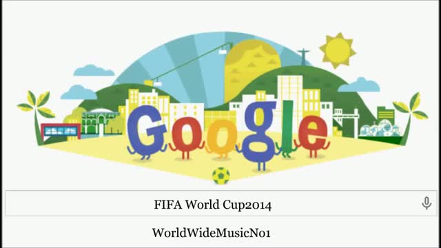 Watch FIFA WORLD CUP 2014 - GOOGLE DOODLE JUNE 12, 2014 Video