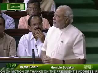 Watch PM Narendra Modi replies to the debate on the Motion of thanks on the President's Address -Part-1 Video