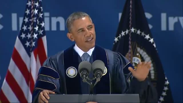Watch Obama Talks Climate Change at UC Commencement Video