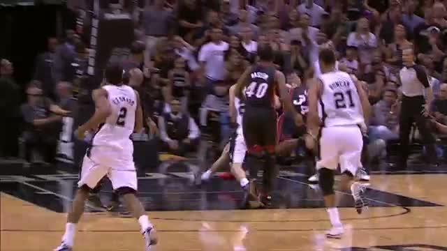 Watch NBA: Manu Ginobili's Monster Dunk from All Angles! Video