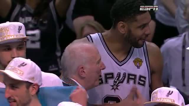 Watch NBA: Kawhi Leonard Receives the 2014 Finals MVP Trophy (Basketball Video) Video
