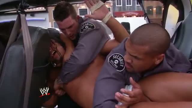 Watch WWE: Bo Dallas is escorted out of the building kicking and screaming! Video