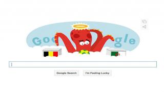 Watch Google's Belgium vs Algeria Doodle Salutes Paul the Octopus Video