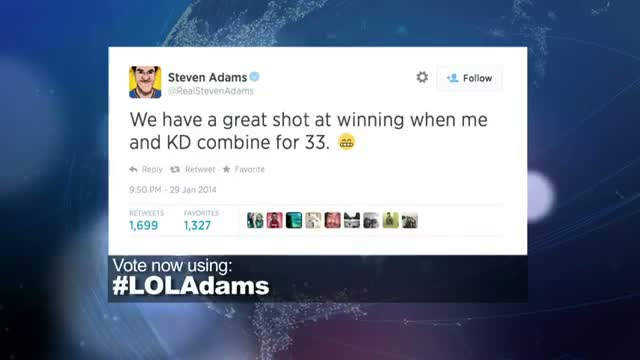Watch 2014 NBA Social Media Awards LOL Award Nominee: Steven Adams Video