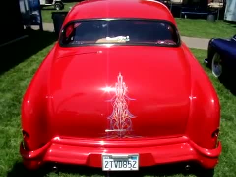 Watch 1951 Mercury Hot Rod Custom Classic - 2009 Over the Hill Gang Classic Car Show Mission Bay Video
