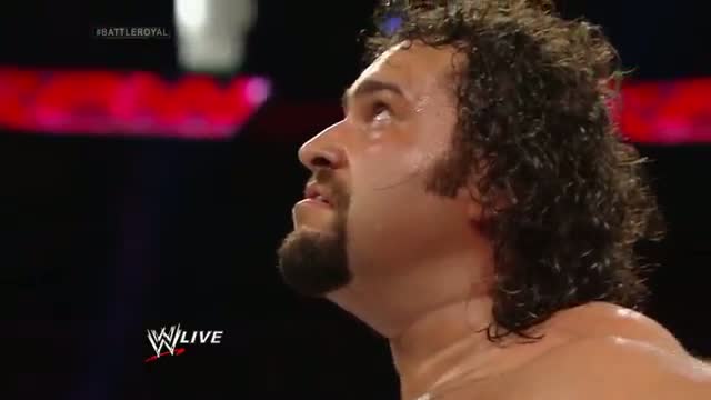 Watch WWE World Heavyweight Championship Ladder Match Qualifying Battle Royal: WWE Raw, June 16, 2014 Video