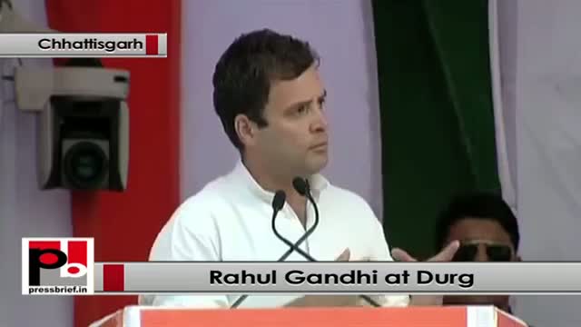 Watch Rahul Gandhi: Only Congress is committed for welfare and upliftment of the poor Video
