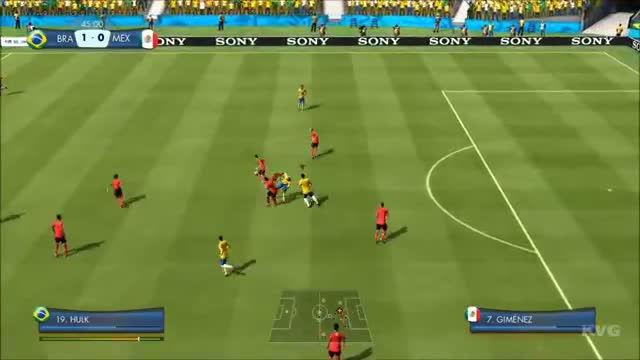 Watch 2014 FIFA World Cup Brazil - Brazil vs Mexico Gameplay [HD] Video