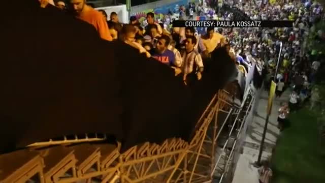 Watch Wobbly Staircase at World Cup Venue Video