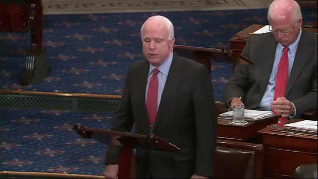 Watch McCain: 'National Security at Risk' With Iraq Video