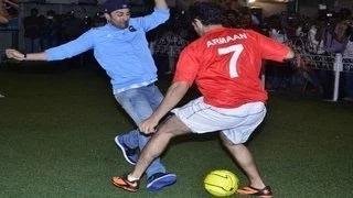 Watch Ranbir Kapoor CAUGHT playing FOOTBALL with Armaan Jain Video