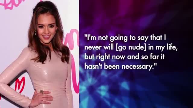 Watch Jessica Alba Will Do a Nude Scene Video