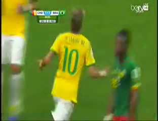 Watch Neymar x2 Goal - Brazil 2-1 Cameroon (FIFA World Cup 2014) Video