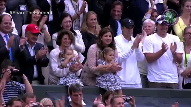 Watch Roger Federer wins his seventh Wimbledon - #Federer7 Video