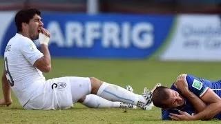 Watch Luis Suarez BITES Giorgio Chiellini - Italy 0-1 Uruguay - FIFA World Cup 2014 - Suarez Bites Chiellini Video
