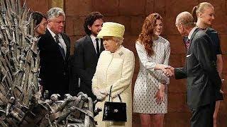 Watch PICS: QUEEN ELIZABETH Visits Game of Thrones Set! Video