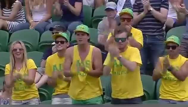 Watch Kyrgios takes the 3rd set v Gasquet - Wimbledon 2014 Video