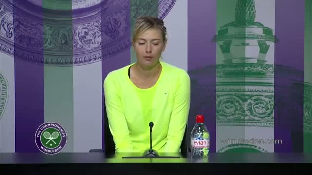 Watch Maria Sharapova 'working on so many things' - Wimbledon 2014 Video