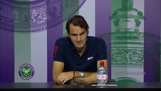 Watch Roger Federer Second Round Press Conference Video
