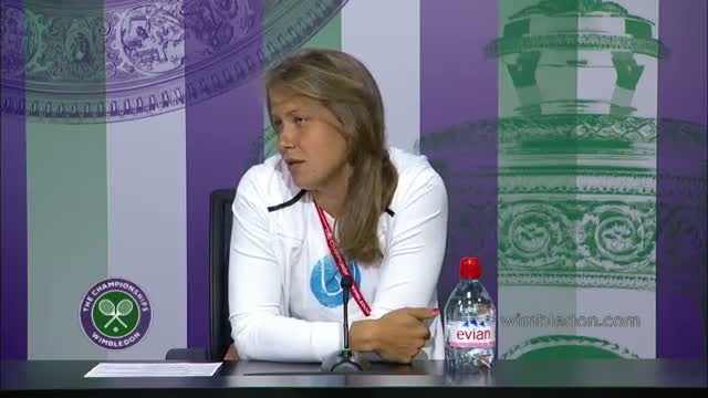 Watch Zahlavova Strycova on her biggest ever win v Li Na - Wimbledon 2014 Video
