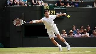 Watch Highlights Day 5: Dimitrov downs Dolgopolov in five - Wimbledon 2014 Video