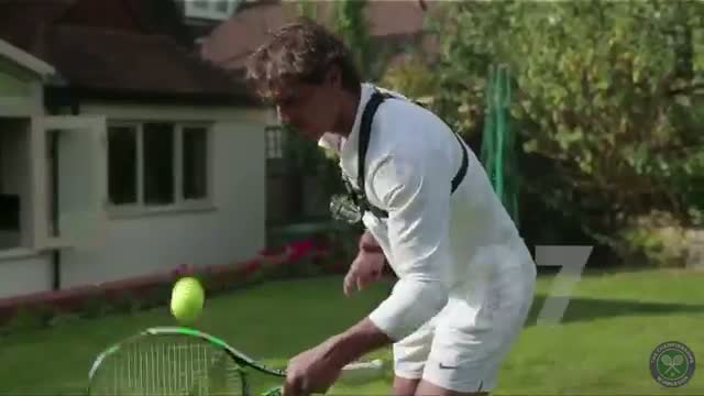 Watch Rafael Nadal's #WIMBJUGGLEDON - Wimbledon 2014 Video