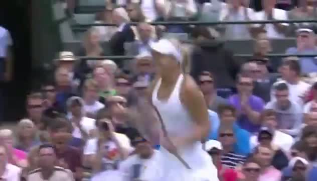 Watch Lisicki great reaction after beating Ivanovic - Wimbledon 2014 Video