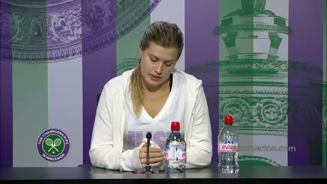 Watch Eugenie Bouchard can 'step up' when it matters - Wimbledon 2014 Video