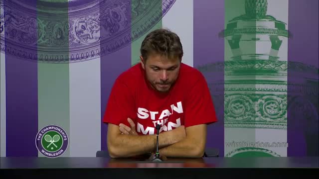 Watch Stanislas Wawrinka ready for 'tough week' - Wimbledon 2014 Video