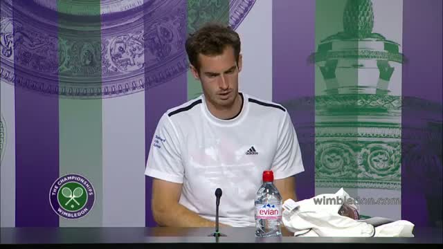Watch Andy Murray happy under the roof - Wimbledon 2014 Video