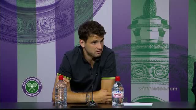 Watch Grigor Dimitrov 'excited' to be on the court - Wimbledon 2014 Video