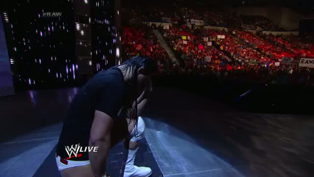 Watch Bo Dallas calls for a moment of silence: WWE Raw, June 30, 2014 Video