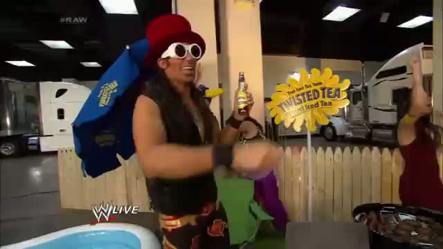 Watch Adam Rose brings the party to Santino Marella's barbecue: WWE Raw, June 30, 2014 Video