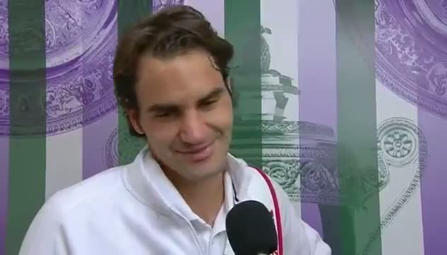 Watch Federer talks football and Wawrinka - Wimbledon 2014 Video