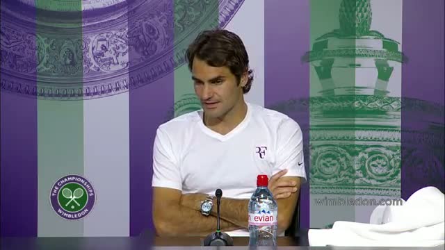 Watch Roger Federer feels in 'tip-top' shape - Wimbledon 2014 Video