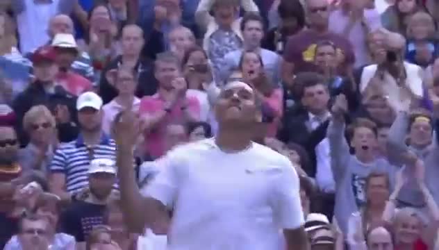 Watch Match point: Nick Kyrgios beats Rafa Nadal - Wimbledon 2014 Video
