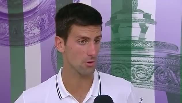 Watch Novak Djokovic post-match interview - Wimbledon 2014 Video