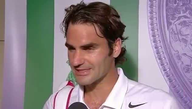 Watch Roger Federer post-match interview - Wimbledon 2014 Video