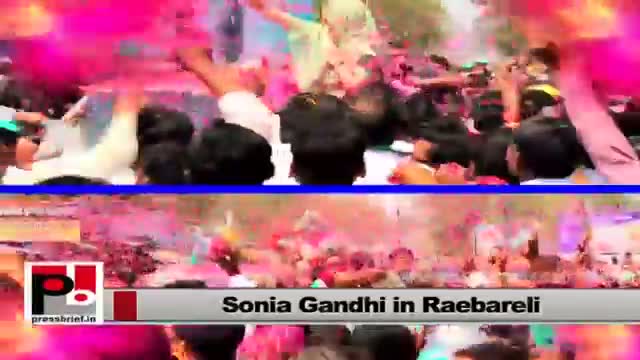 Watch Sonia Gandhi - favourite leader of the people of Raebareli Video