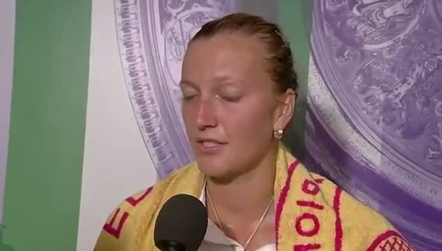 Watch Post-match interview: Petra Kvitova - Wimbledon 2014 Video