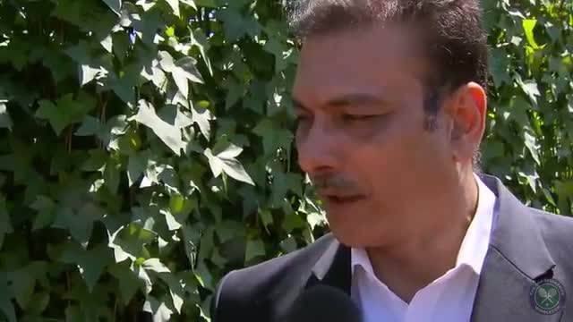 Watch Ravi Shastri Live @ Wimbledon interview Video