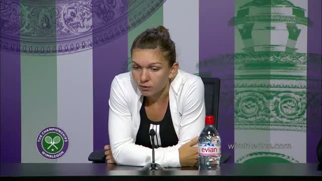 Watch Simona Halep: 'I lost my concentration' - Wimbledon 2014 Video