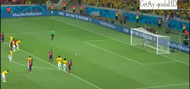 Watch James Rodriguez PENALTY Goal vs Brazil - Brazil vs Colombia 2-1 04/07/2014 HQ - FIFA Wprld Cup 2014 Brazil Video