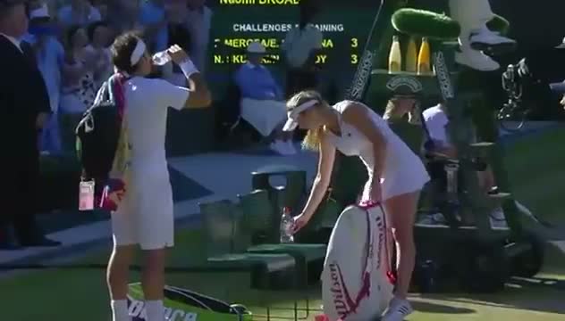 Watch Skupski blooper ball toss after mixed doubles win - Wimbledon 2014 Video