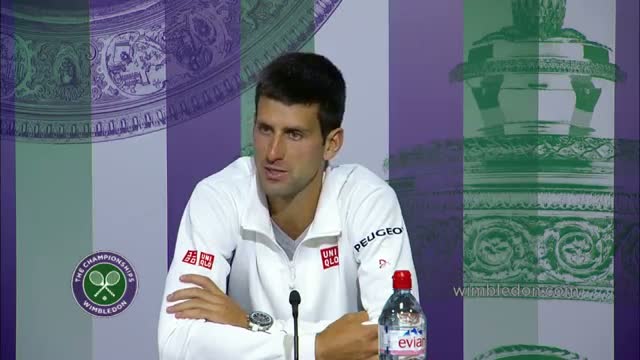 Watch Novak Djokovic: 'it's important to win' Wimbledon 2014 Video