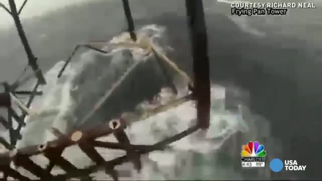 Watch What it's like to weather Hurricane Arthur at sea Video