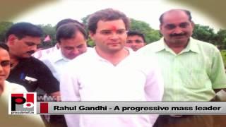 Watch Rahul Gandhi - a real mass leader who not only preaches but delivers too Video