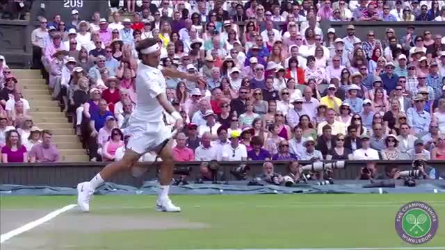 Watch Fan reactions to Djokovic v Federer - Wimbledon 2014 Video