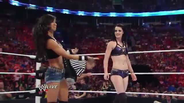 Watch AJ Lee & Paige vs. The Funkadactyls: WWE Raw, July 7, 2014 Video